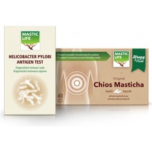 Helicobacter pylori test + Masticha sada: 1 test 40 kapslí