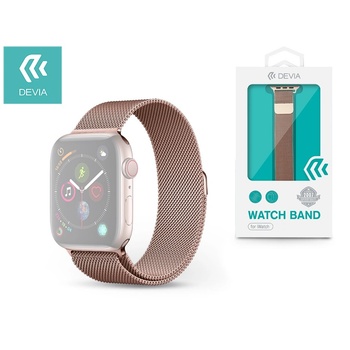 DEVIA Стоманена каишка DEVIA Delux Milanese Loop 40мм. , Rose Gold (ST326400) (ST326400)