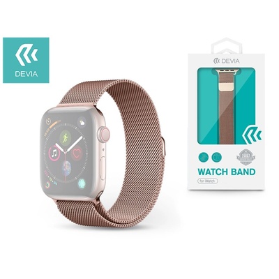 DEVIA Стоманена каишка DEVIA Delux Milanese Loop 40мм. , Rose Gold (ST326400) (ST326400)