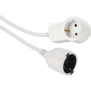 Hama Удължителен кабел HAMA Powerplug, Допълнителен контакт, 3.0 m, Бял (HAMA-133801)