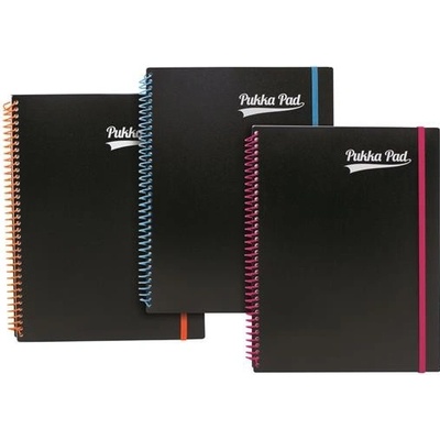 PUKKA PAD Špirálový zošit A4 linajkový Neon notepad