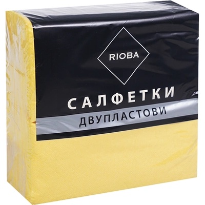 Rioba Салфетки жълти 100бр 100бр