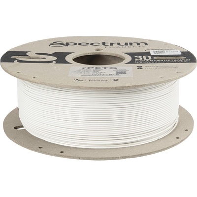 Spectrum 80590 3D филамент, r-PETG, 1, 75mm, 1000g, Бял (Porcelain white) (80590)