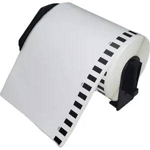 Makki съвместими етикети Brother DK-22246 - White Continuous Length Paper Tape 103mm x 30.48m, Black on White - MK-DK-22246 (MK-DK-22246) - xtreme