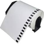 Makki съвместими етикети Brother DK-22246 - White Continuous Length Paper Tape 103mm x 30.48m, Black on White - MK-DK-22246 (MK-DK-22246) - xtreme