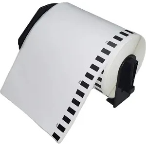 Makki съвместими етикети Brother DK-22246 - White Continuous Length Paper Tape 103mm x 30.48m, Black on White - MK-DK-22246 (MK-DK-22246) - xtreme