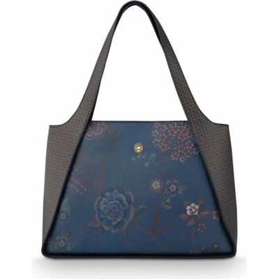 Pip Studio Filou Bodhi Flower velká kabelka přes rameno modrá