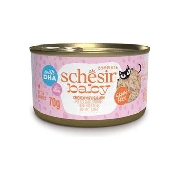 Schesir Cat Kitten Wholefood kura losos 70 g