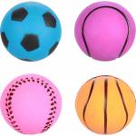 Flamingo Toy Alvin Football Multiple colours - играчка за куче, гъбена топка - различни цветове, 6 см - 1 бр, Белгия - 501207