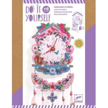 DJECO Творчески комплект - Направи си сам - Стенен часовник - Djeco (DJ07979)