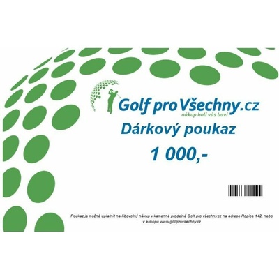 Dárkový poukaz 1000 Kč
