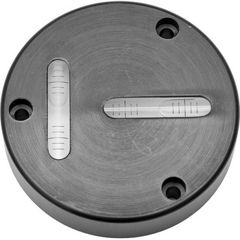 K-MET Кръгъл нивелир с отвори за монтаж KINEX - Black D80 (5022-04-080)