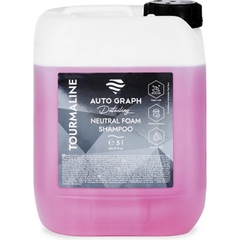 Auto Graph Detailing Tourmaline Neutral Foam Shampoo Red 5 l