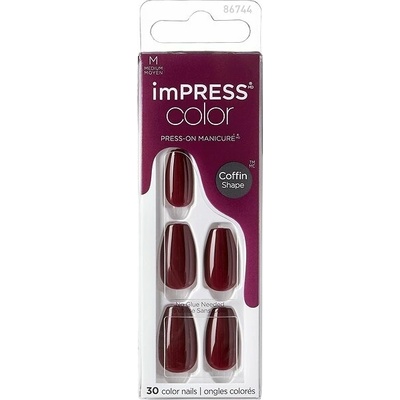Kiss imPRESS Samolepiace nechty Color MC Winery in NYC 30 ks