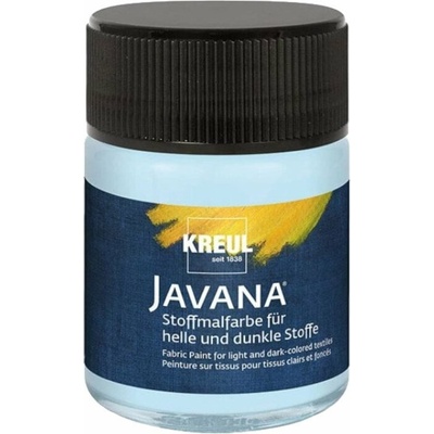 Farba na svetlý a tmavý textil JAVANA 50 ml modrá