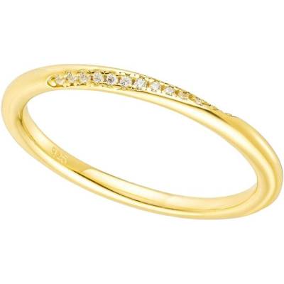Olivie Stříbrný prstýnek GOLD 8812