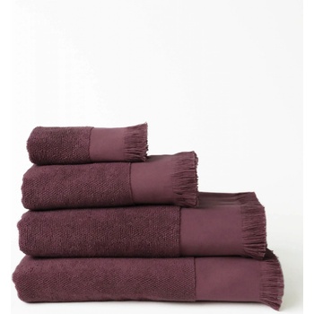 MKLozkoviny Froté osuška Loreta 70 x 140 cm purpurová