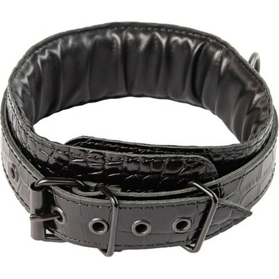 Kožený obojok Sexy Elephant Noir Croc Collar