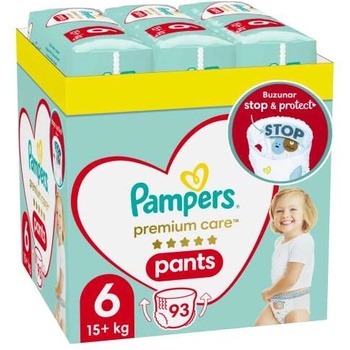 Image 1 of Pampers Premium Care месечен пакет пелени 15kg+ Junior 6 (93бр. ) (81772334)