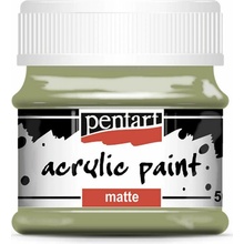 Hobby Pentart akrylová barva Matte 50 ml zelená zemitá