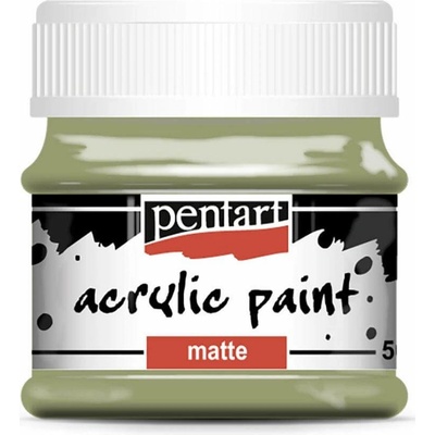 Hobby Pentart akrylová barva Matte 50 ml zelená zemitá – Zboží Mobilmania