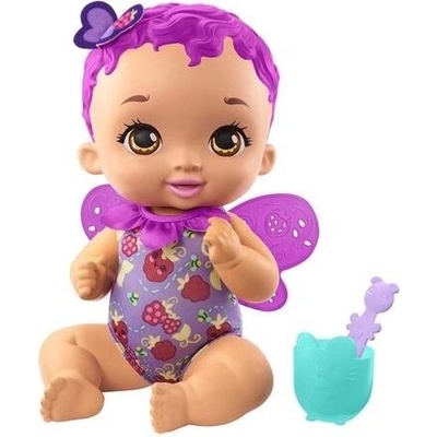 Mattel My Garden Baby hladový motýlek 2. fialový-malinový