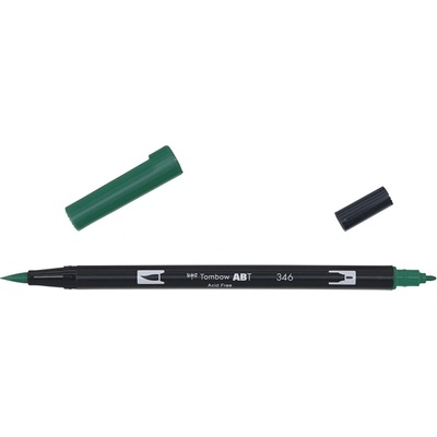 Tombow Маркер Tombow ABT Dual Brush 346 морско зелено (ABT-346)