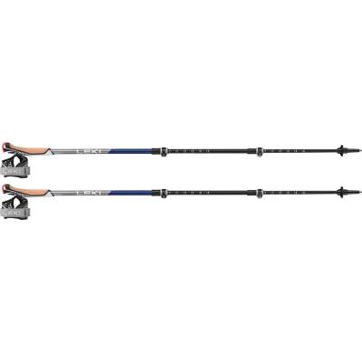 LEKI Щеки за нордик ходене Leki Traveller Carbon Nordic walking poles - Midnightblue Dark Metallic / Light Anthracite / White - размер 90-130 cm (526-0650-0211)