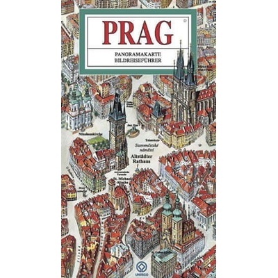 Tomáš Rygl: Praha - mapa panoramatická/německy