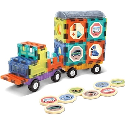 Sonne Детски магнитен конструктор Sonne - Stars, 100 части (sonne972)