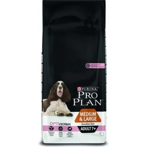 PRO PLAN OptiDerma Medium & Large Adult 7+ Sensitive Skin 2x14 kg