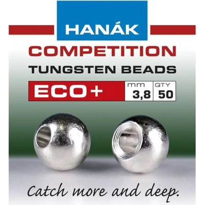 Hanák Competition Tungstenové Hlavičky Eco+ Stříbrná 3,8 mm 50 ks