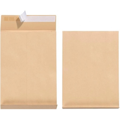Taška B4 Herlitz s X dnom a odtrhávacou páskou 250 x 353 mm 130g hnedá 5ks