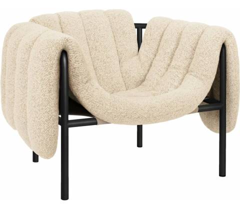 Hem Puffy Eggshell / Black