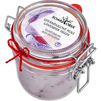 Soaphoria telový peeling Levanduľové pole 250 g