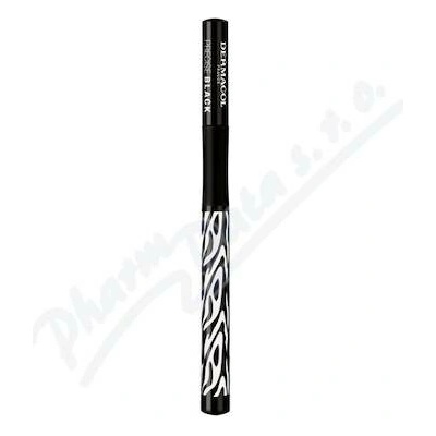 Dermacol Black Sensation Precise Black oční linky Brown 1 ml