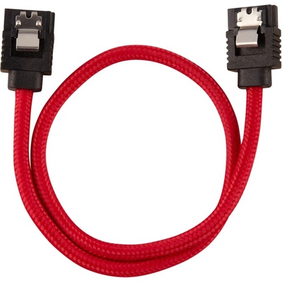 Corsair Premium Sleeved SATA Cable 2-pack - Red (CC-8900250) (CC-8900250) (CC-8900250)