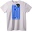 NOONEBRAND Тениска IBM лого черна - 5XL, White
