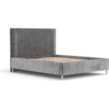 Maison de Reve Сиво двойно легло 140x200 cm тапицирано с място за съхранение с включена подматрачна рамка Etero - Maison de Rêve (ETERO140_MDR_P0_LOT09_M0_NF_T0_L26)