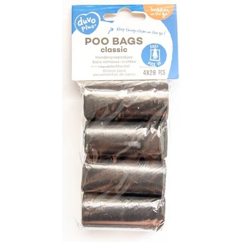 Duvo+ Sáčky na zber psích výkalov čierne 4 x 20 ks