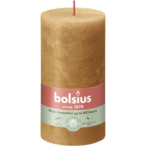 Bolsius Bolsius Polska Sprzedaż sp. z o. o. Валяк за блясък Bolsius Rustic Shine 68x190 мм - Spice Brown (кафяв)