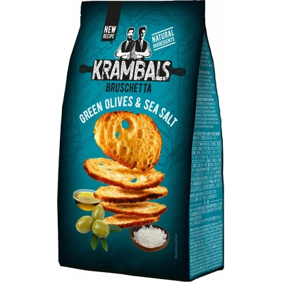 Krambals bruschetta zelené olivy a sůl 70 g
