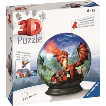 RAVENSBURGER 3D puzzleball Mystický drak 73 ks