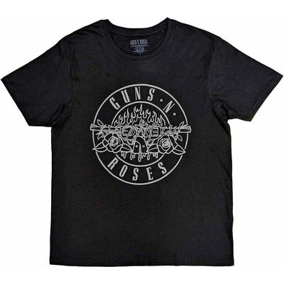 Guns N’ Roses tričko Classic Bullet Mono čierne