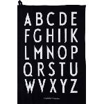 Design Letters Малки кухненски кърпи AJ 40 x 60 см черно-бели 2 бр (10503000BLACK)