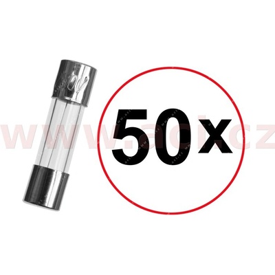 pojistka skleněná 6,3x32 20A (sada 50ks) 2051007