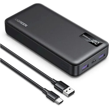 UGREEN Преносима батерия Powerbank PB312 20 000mAh PD 22.5W UGREEN - ЧЕРЕН (6941876226832)