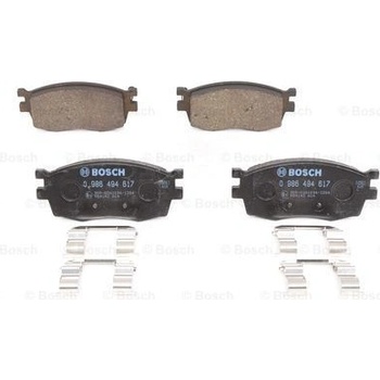 BOSCH Sada brzdových platničiek kotúčovej brzdy 0986494617