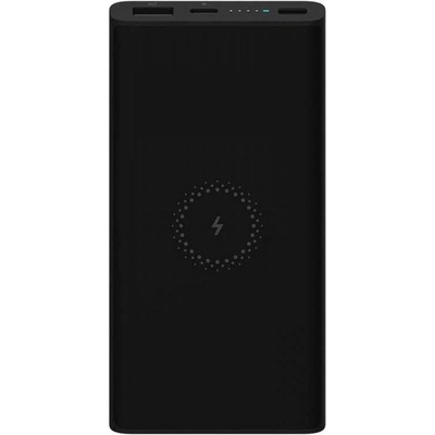 Xiaomi Mi Wireless Power Bank Essential 10000 mAh - преносима външна батерия с USB-C порт, USB-A изход и безжично зареждане (черен)