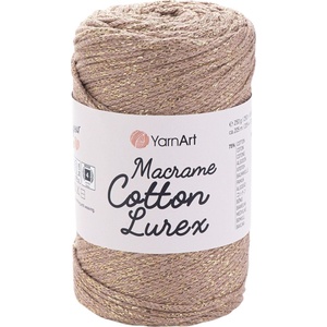 YARNART Macrame Cotton Lurex 2 mm 205 m 735 юта (Macrame Cotton Lurex 735)
